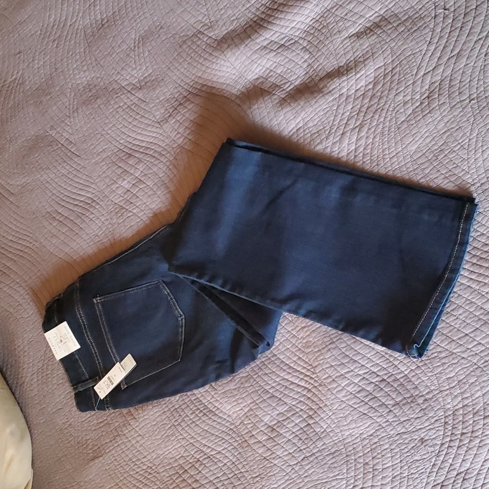 TALBOTS - CURVY Barely Boot-cut Jean